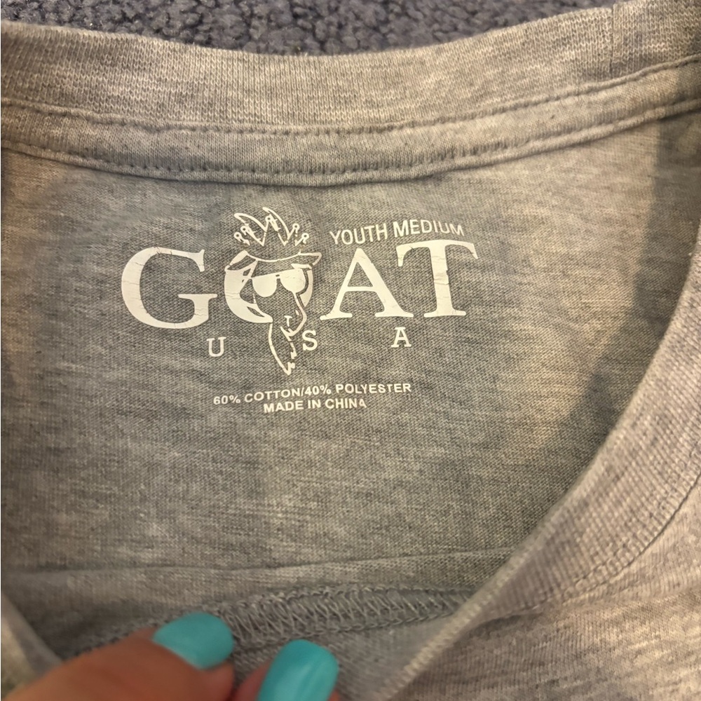Boys medium GOAT lacrosse tshirt - Picture 3 of 5